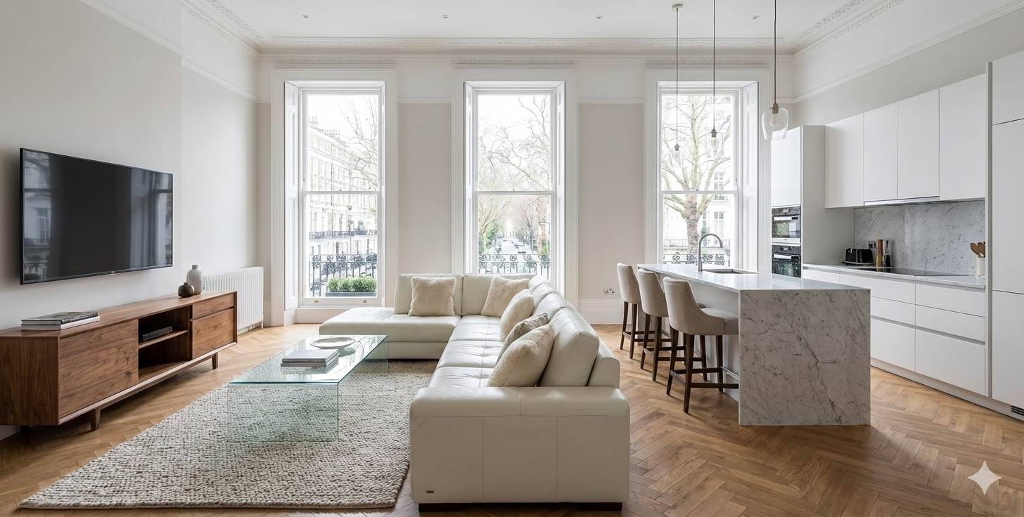 Interior view of managed home